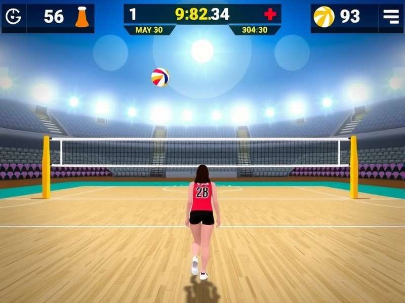 Premier Volley Pros Game Screenshot